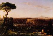 Thomas Cole Italian Scene, Composition painting
